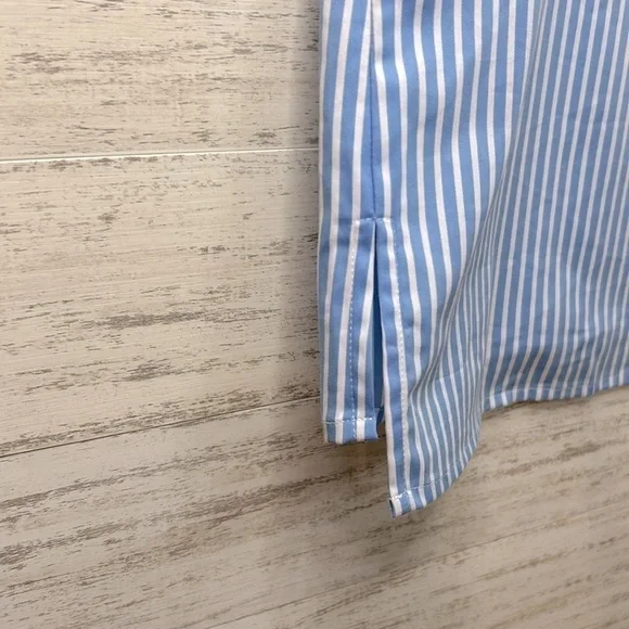 Nordstrom Rack Strip Sleeveless Blouse | SIZE L - Picture 6 of 7